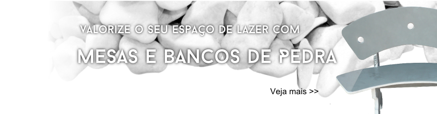 Novidades - Mesas e Bancos de Pedra