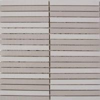 Porcelanato Bege e Branco 1,5x15cm